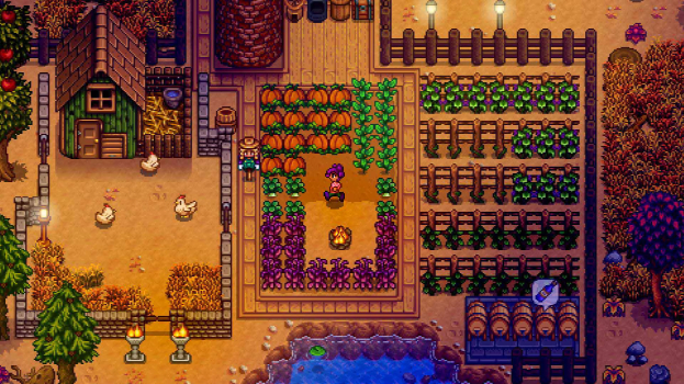 Постер симулятора фермера Stardew Valley.