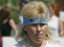 МАЙСКАЯ ЛЫЖНЯ. СХОДНЯ. 19 МАЯ 2007 ГОДА. ЛЫЖИ. БИАТЛОН. АНФИСА РЕЗЦОВА ФОТО АЛЕКСАНДРА ВИЛЬФА "СЭ"