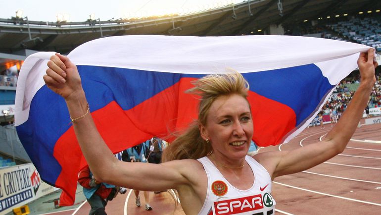 2006 год. Татьяна ТОМАШОВА - чемпионка Европы в Гетеборге. Фото REUTERS