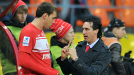 2012 год. Артем ДЗЮБА и Унаи ЭМЕРИ.