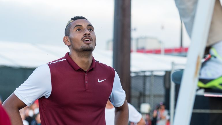 Ник КИРГИОС на турнире Rogers Cup. Фото AFP