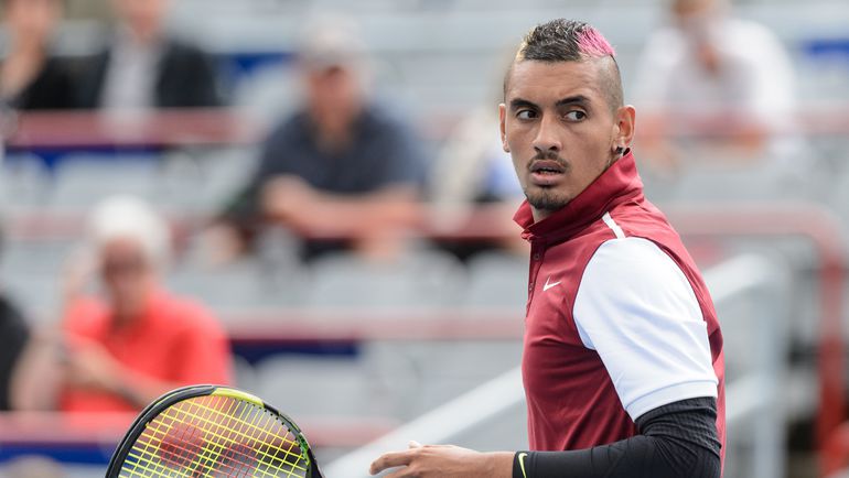Ник КИРГИОС на турнире Rogers Cup. Фото AFP