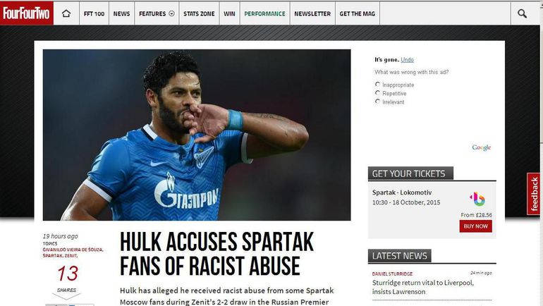 Fourfourtwo.com.