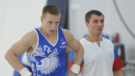 Денис АБЛЯЗИН и тренер Сергей СТАРКИН.