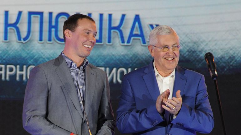 Сергей МОЗЯКИН и Борис МИХАЙЛОВ. Фото photo.khl.ru Сергей МОЗЯКИН и Борис МИХАЙЛОВ. Фото photo.khl.ru