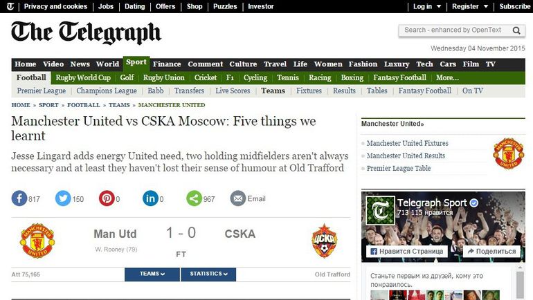 THE TELEGRAPH. THE TELEGRAPH.
