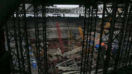 Среда. Санкт-Петербург. Строительство Saint Petersburg Stadium.
