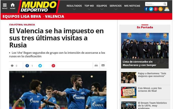 El Mundo Deportivo. Фото El Mundo Deportivo. Фото