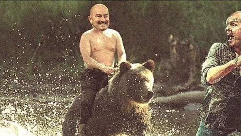 Коллаж на Станислава Черчесова в одном из польских изданий. Фото Gazeta.pl Коллаж на Станислава Черчесова в одном из польских изданий. Фото Gazeta.pl