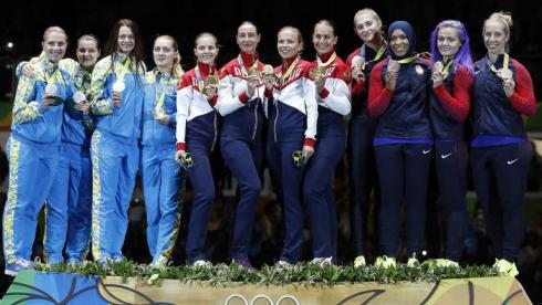 какое место на олимпиаде в рио де жанейро заняла сборная россии в женской сабле