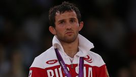 11 августа 2012 года. Лондон. Бесик КУДУХОВ после финала Игр-2012.