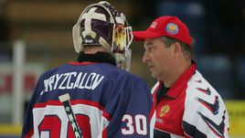 Илья БРЫЗГАЛОВ (слева) и Владислав ТРЕТЬЯК на Кубке мира-2004.
