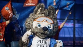 Волк Забивака - талисман чемпионата мира-2018.
