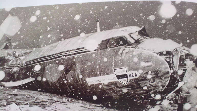 Самолет, на котором разбились знаменитые "Малыши Басби".