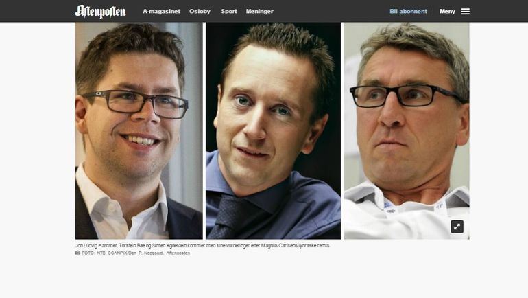 AFTENPOSTEN. AFTENPOSTEN.