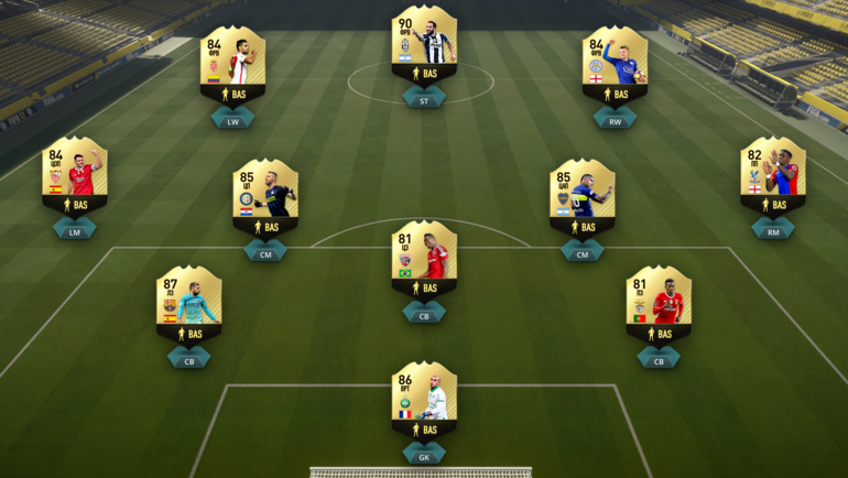 Команда недели №13. Фото EA Sports Команда недели №13. Фото EA Sports