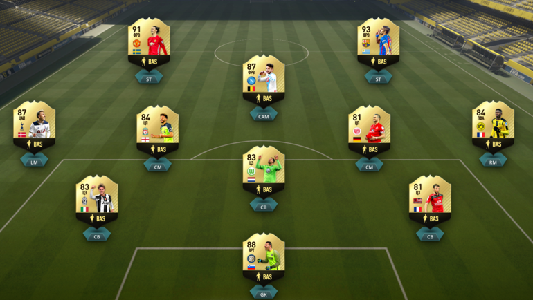 Команда недели 14. Фото EA Sports Команда недели 14. Фото EA Sports