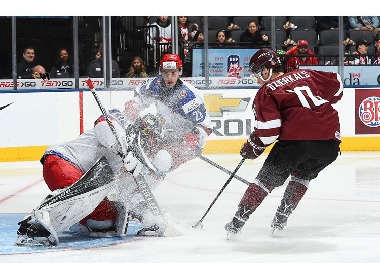 Сегодня. Торонто. Латвия – Россия – 1:9. Фото worldjunior2017.com Сегодня. Торонто. Латвия – Россия – 1:9. Фото worldjunior2017.com
