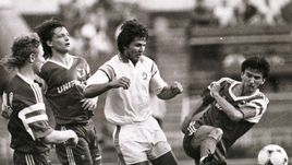 Валерий КАРПИН, Василий КУЛЬКОВ, Олег САЛЕНКО и Геннадий ПЕРЕПАДЕНКО.