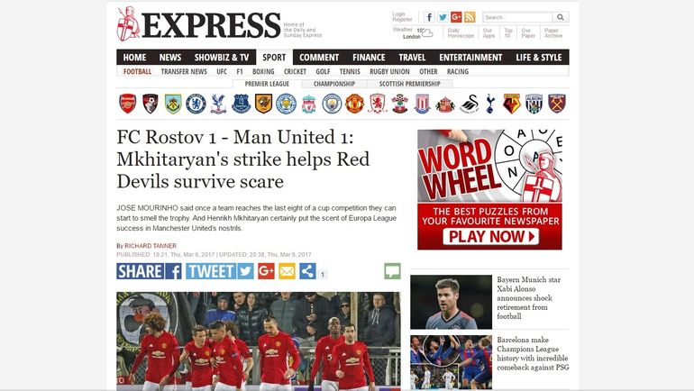 The Daily Express. The Daily Express.