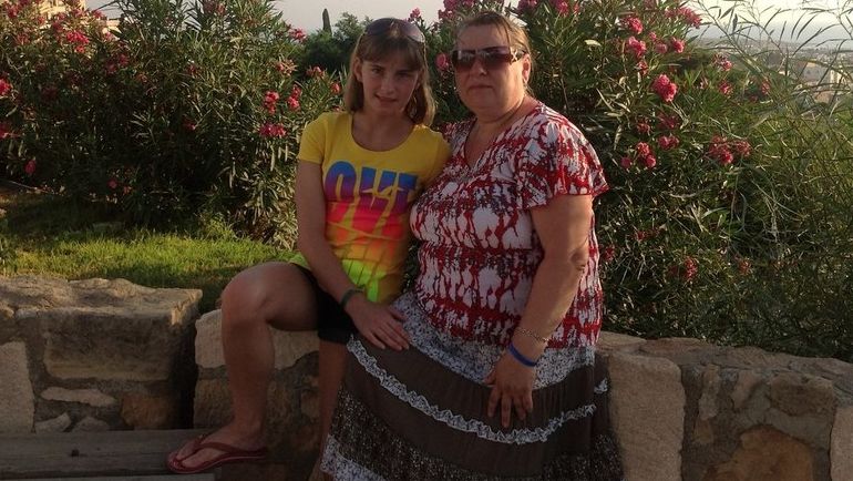 Анастасия ГРИШИНА с мамой. Фото "ВКонтакте"