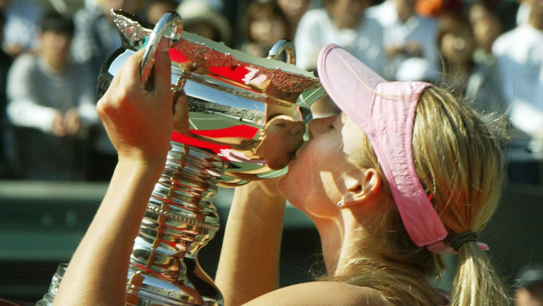 5 октября 2003 года. Токио. Мария ШАРАПОВА. Фото REUTERS 5 октября 2003 года. Токио. Мария ШАРАПОВА. Фото REUTERS